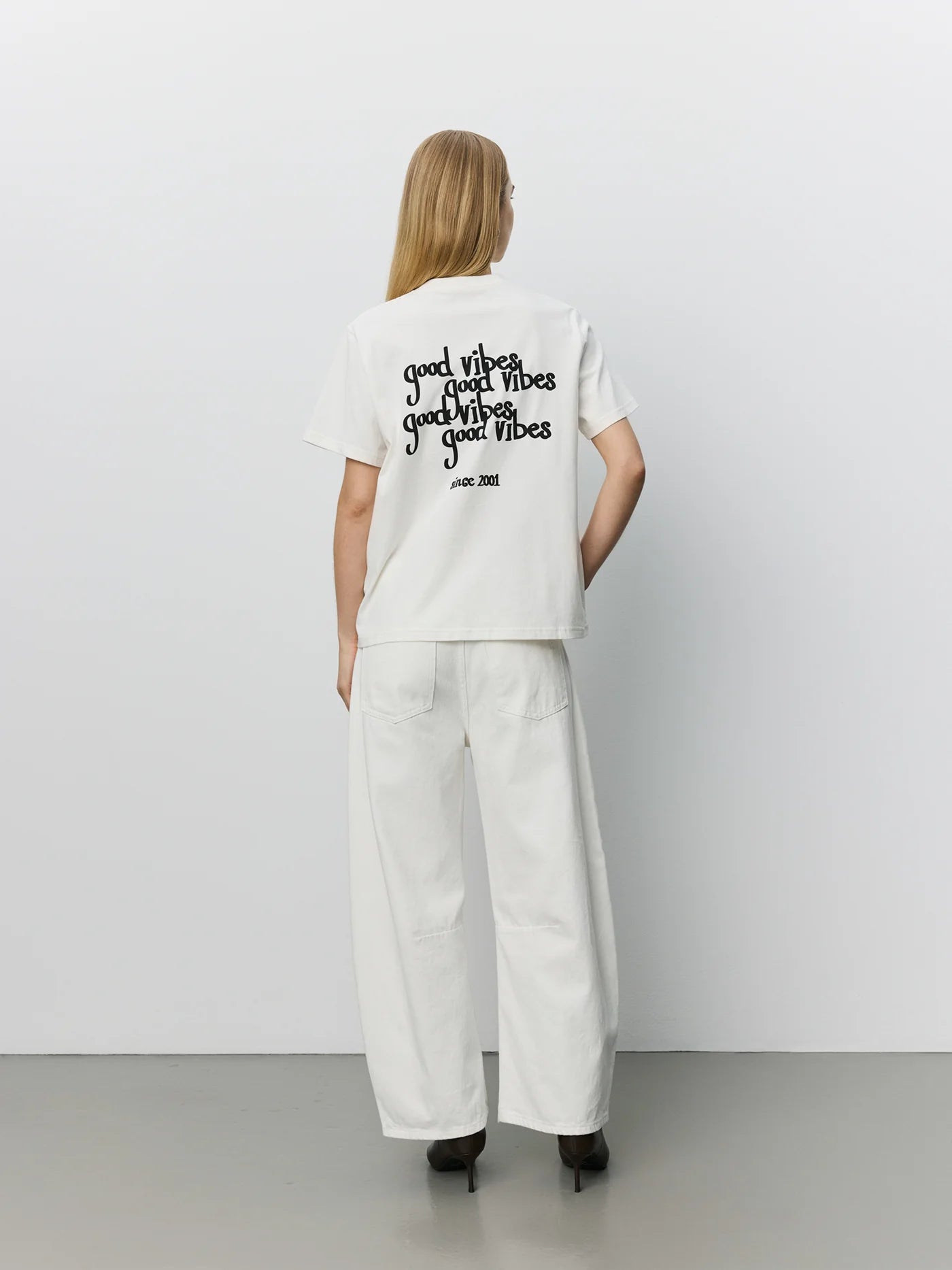 the RIVERSW boxy tee, good vibes