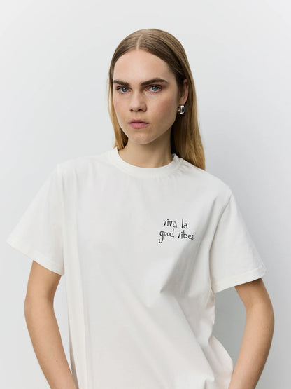 the RIVERSW boxy tee, good vibes