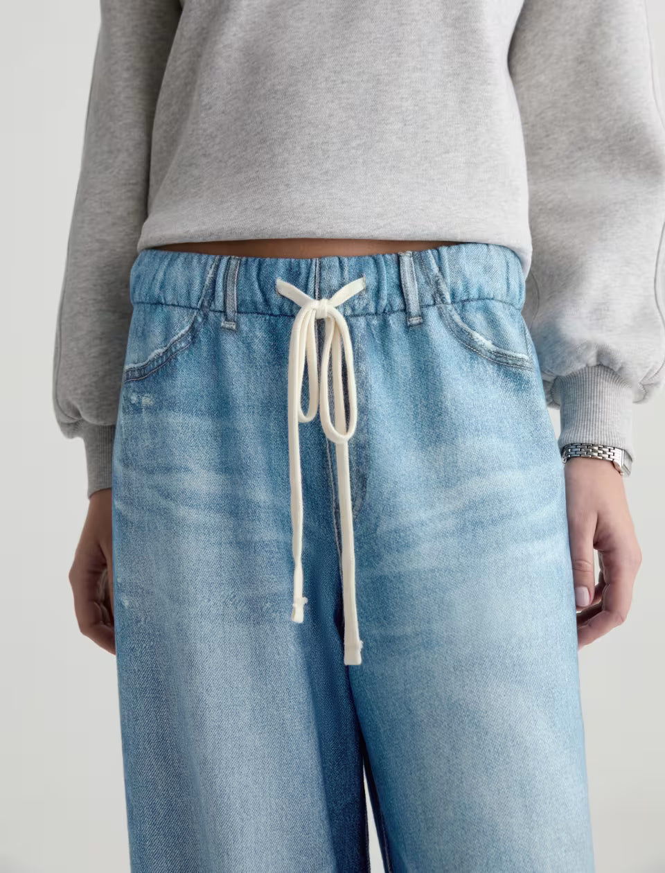 the STELLA off duty denim sweatpant