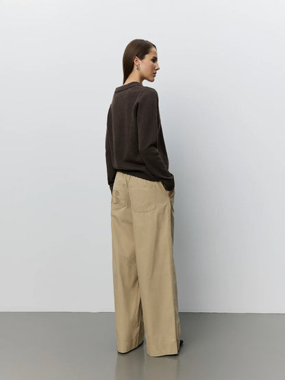 the SKYLARSW cardigan, brown fudge
