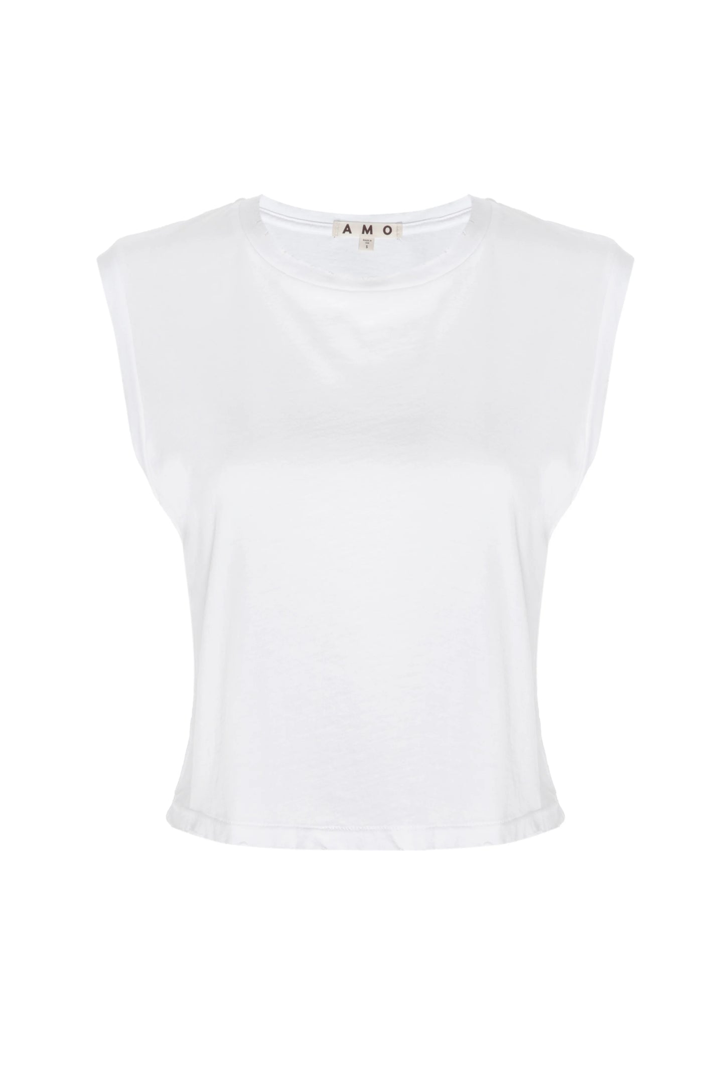 The SLEEVELESS BABE Tank, White