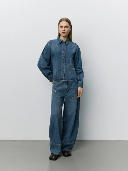 the SONJASW barrel jean, denim blue