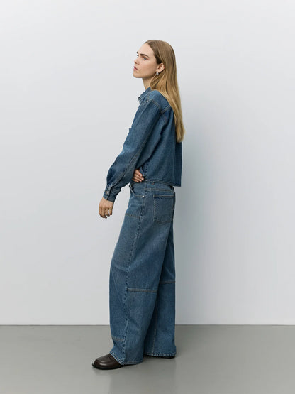 the SONJASW barrel jean, denim blue