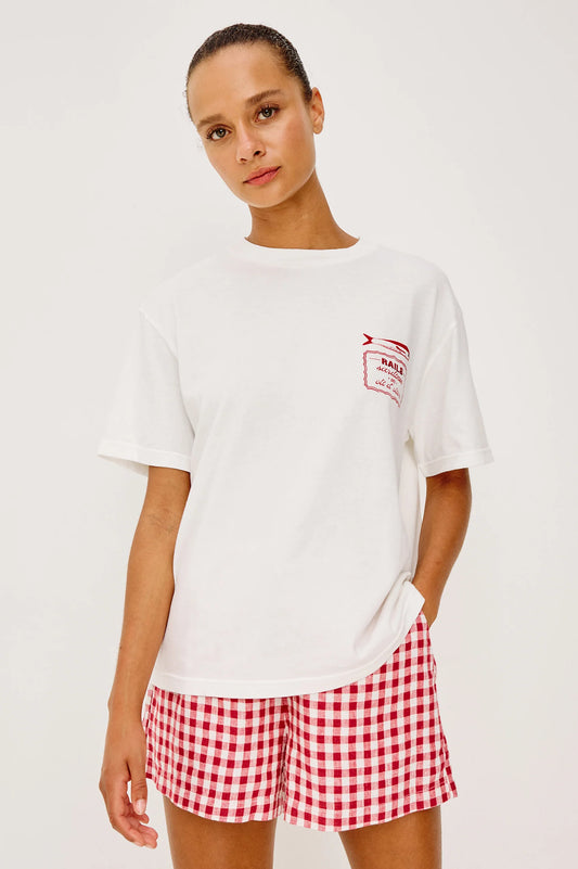 the SOUVENIR tee, sardines