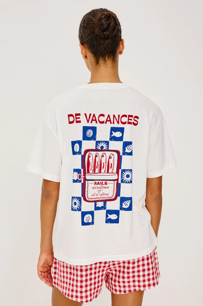 the SOUVENIR tee, sardines