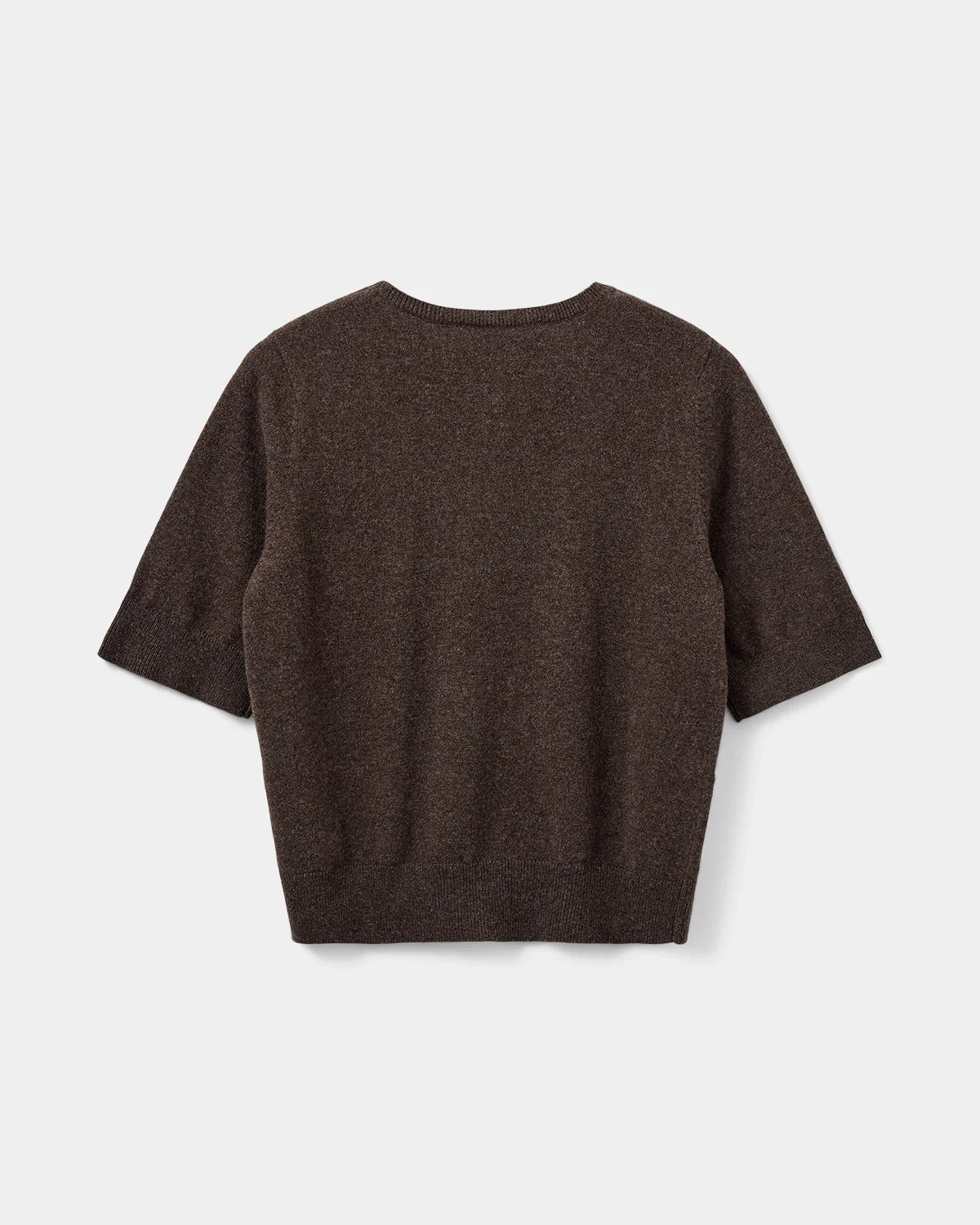 the SUNASW cardigan, brown fudge
