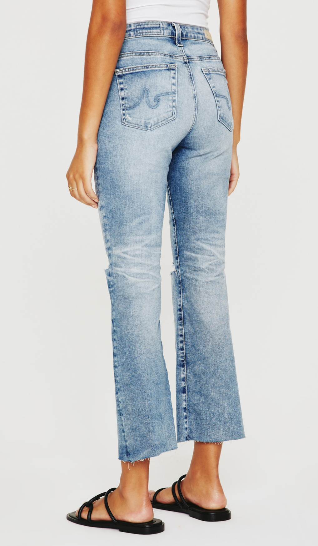 the FARRAH BOOT crop, 20y undertow