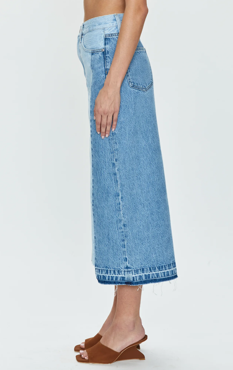 the ALICE midi skirt, spliced palais