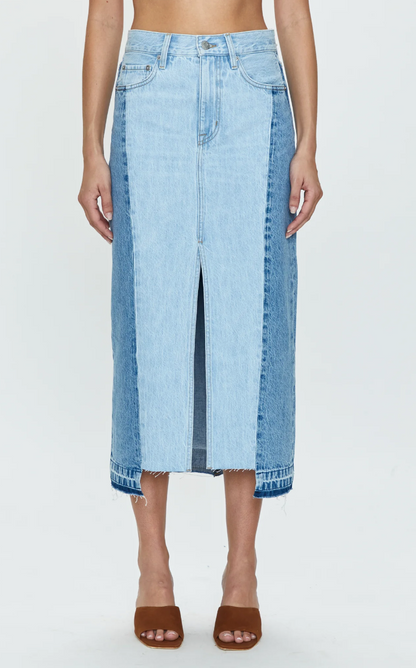 the ALICE midi skirt, spliced palais