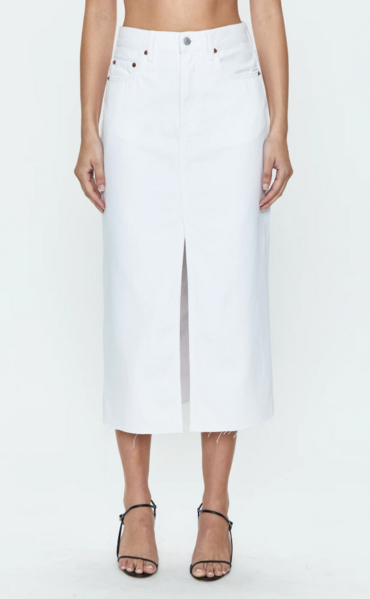 The ALICE Midi Skirt, White