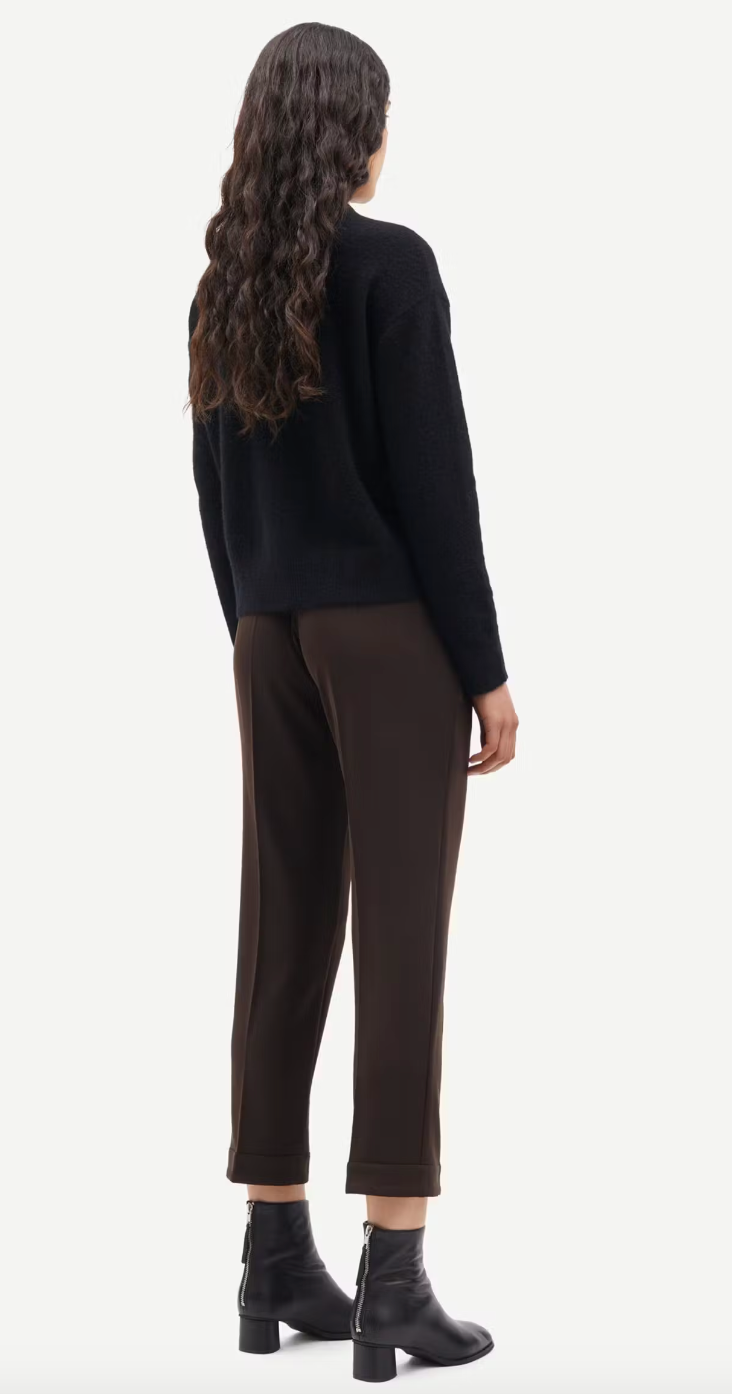 the ANOUR knit, black