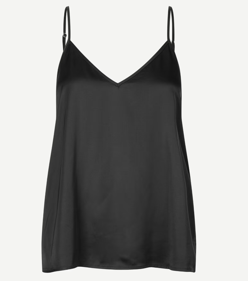 the SHARON strap top, black
