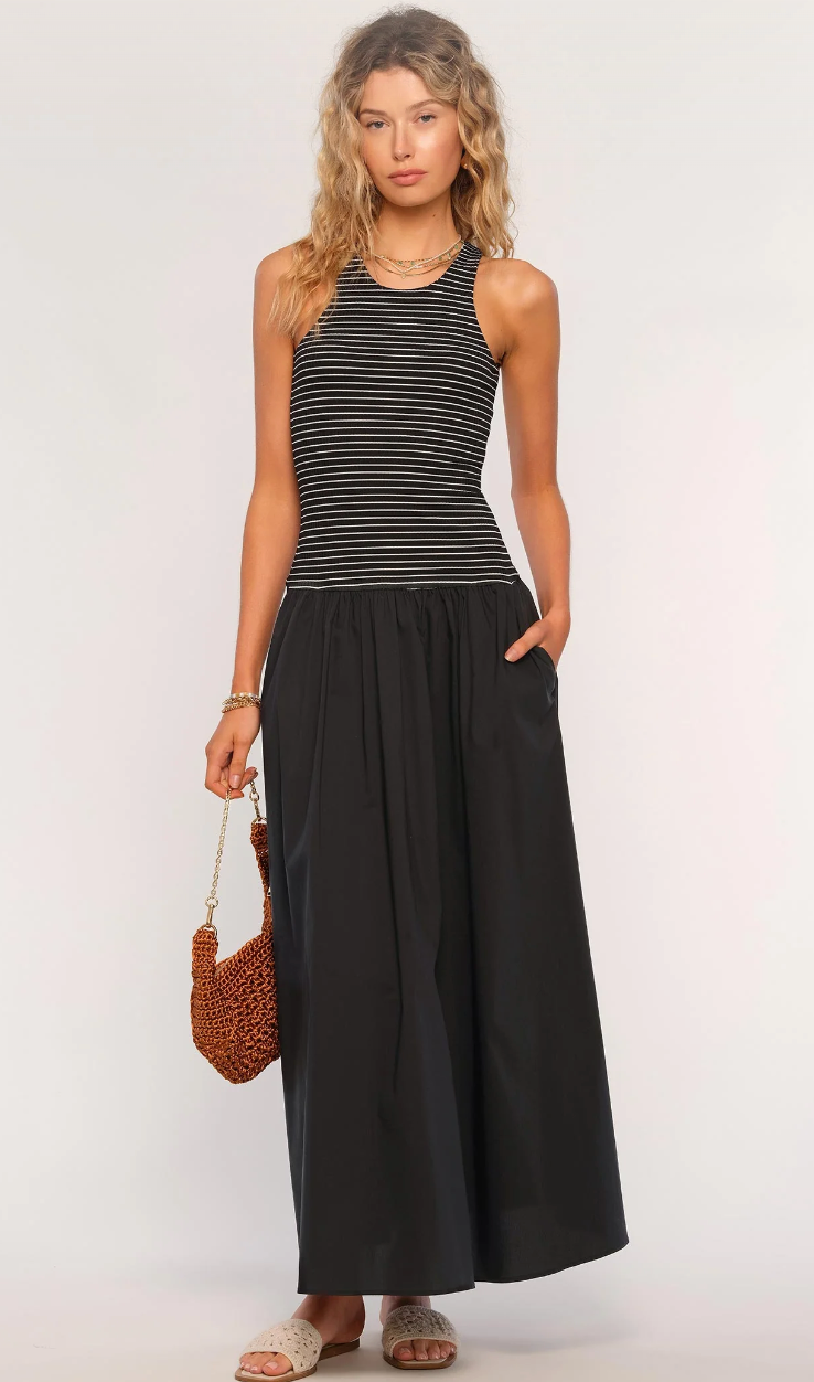 the MALIBU dress, black
