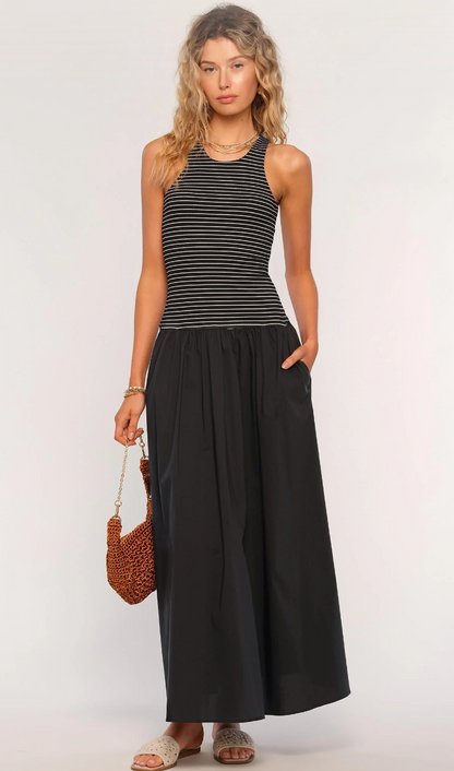 the MALIBU dress, black