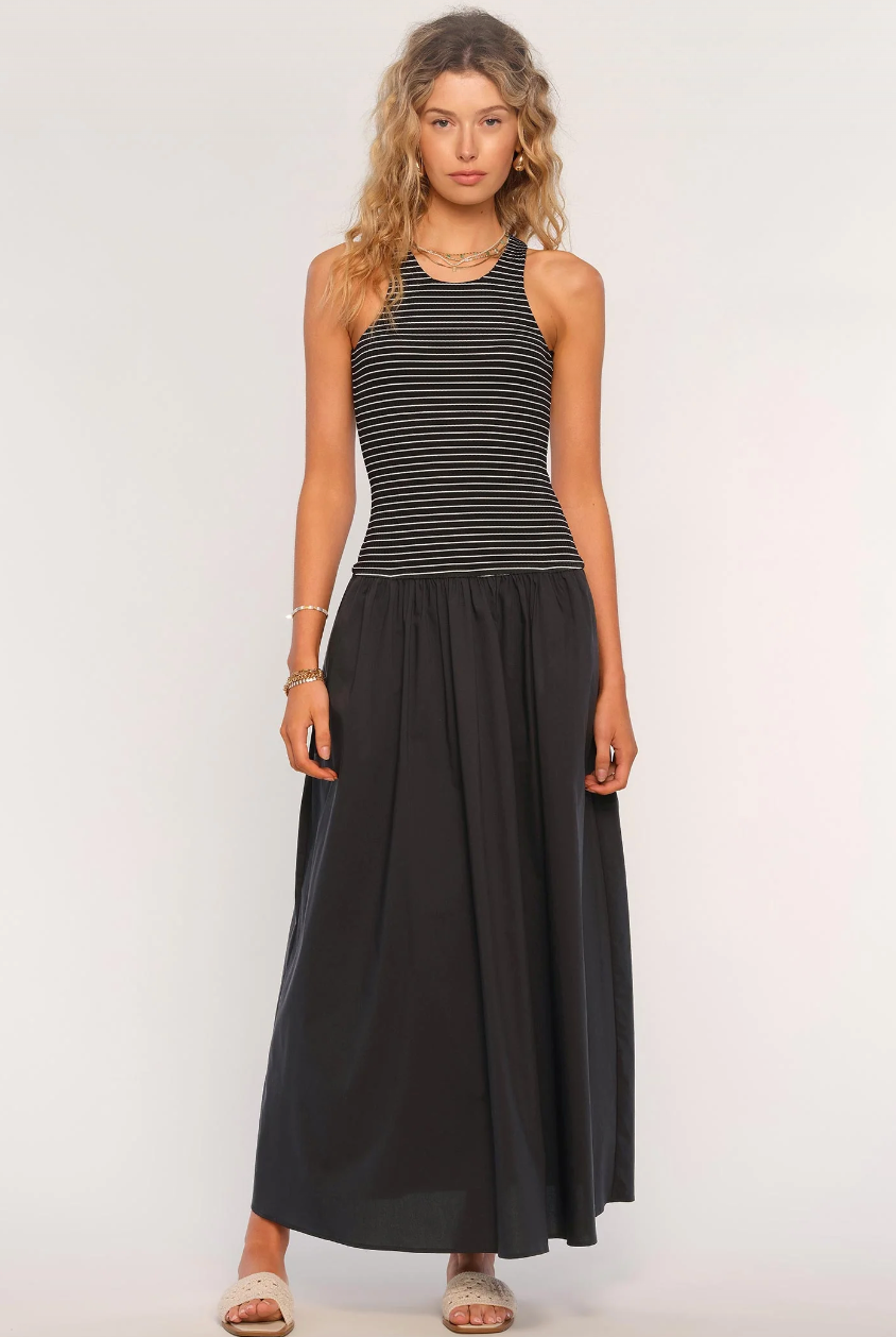 the MALIBU dress, black