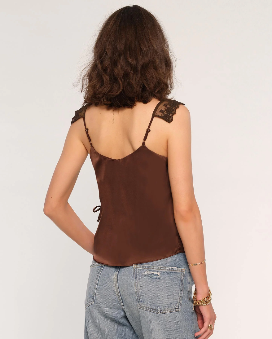the AIMEE top, espresso