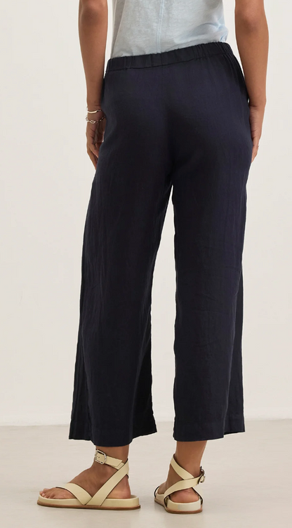 the LOLA linen pant, navy