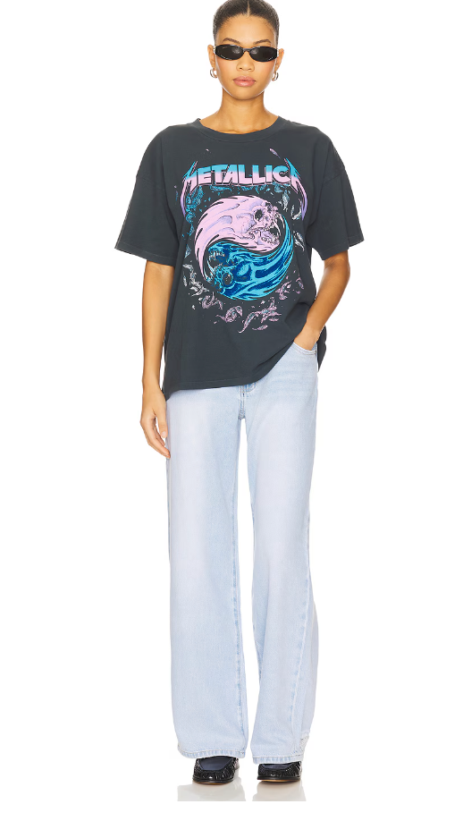 the METALLICA live on tour tee