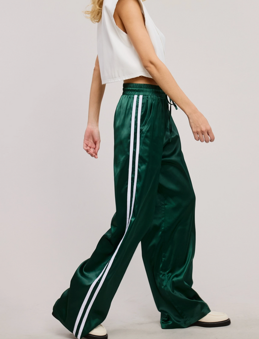 the SATIN track pant