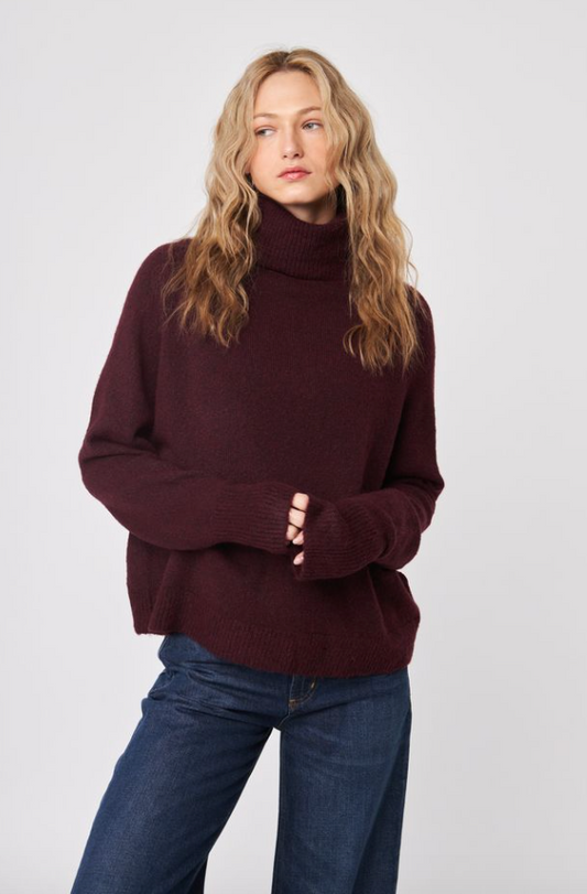 the EMMET knit, merlot