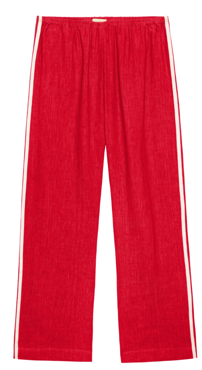the LINEN crop race pant