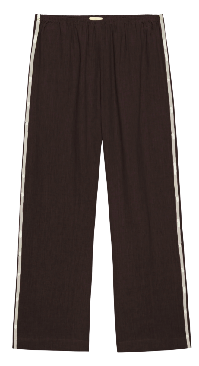 the LINEN crop race pant