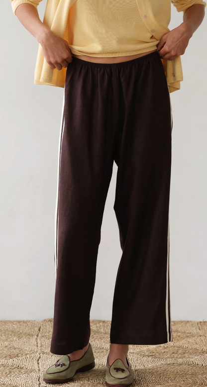 the LINEN crop race pant