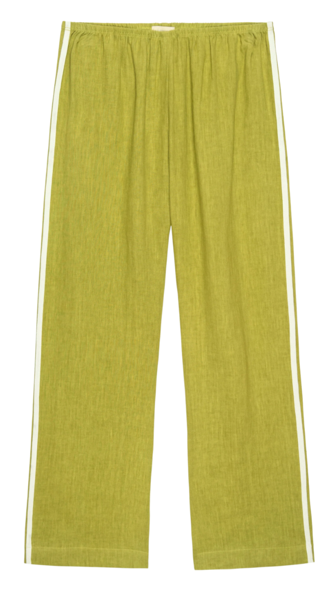 the LINEN crop race pant