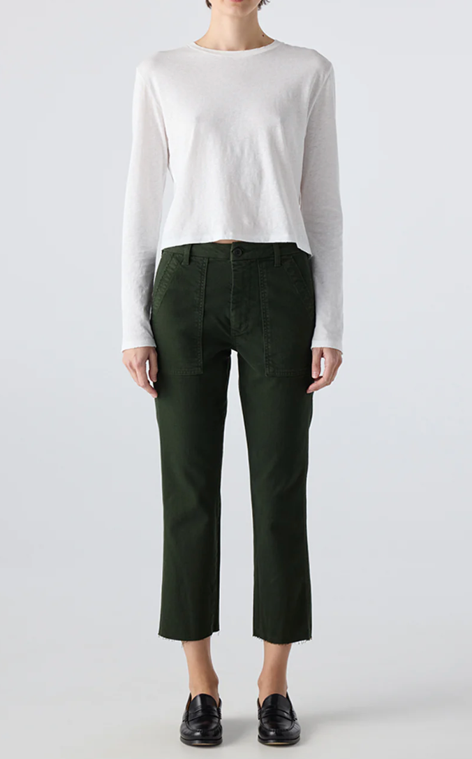 the EASY ARMY TROUSER, mosswood