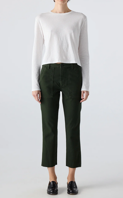 the EASY ARMY TROUSER, mosswood