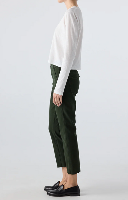 the EASY ARMY TROUSER, mosswood