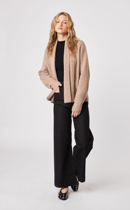 the NOAH cardigan, latte