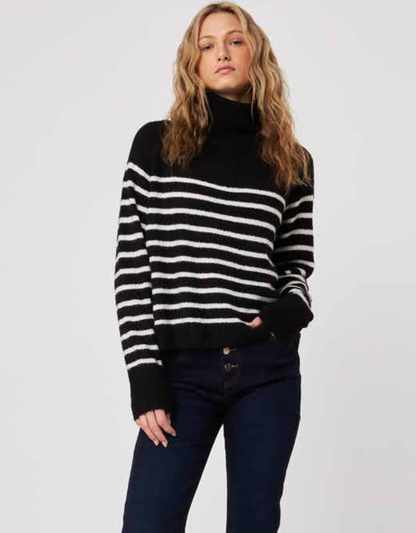the MIME stripe knit
