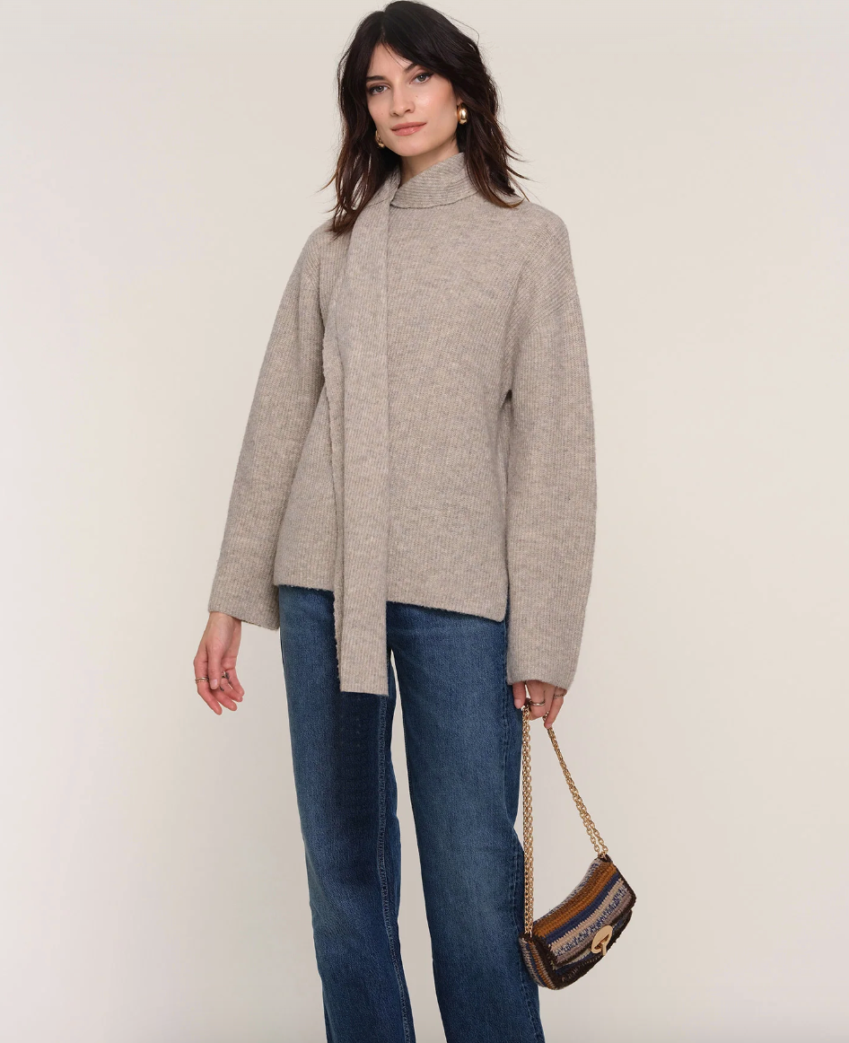 the DARCEY sweater, feather