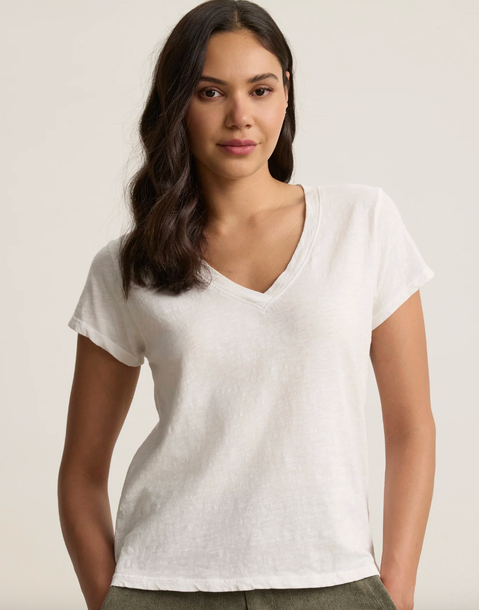 the ELLIE city slub vneck