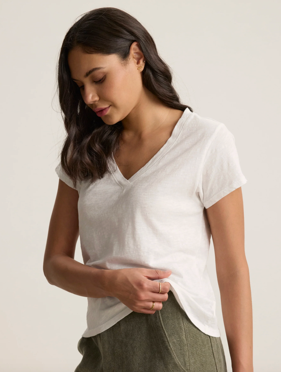 the ELLIE city slub vneck