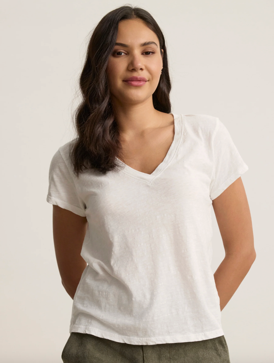 the ELLIE city slub vneck