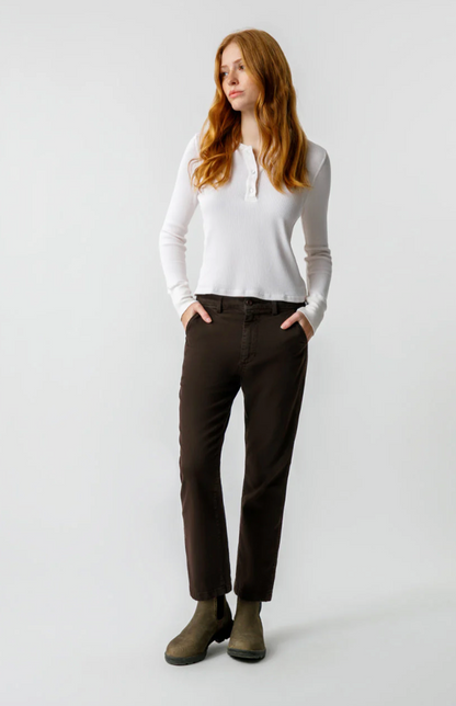 the EASY ARMY TROUSER, espresso