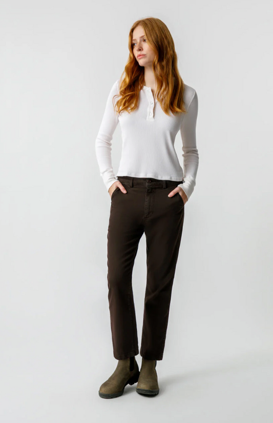 the EASY ARMY TROUSER, espresso