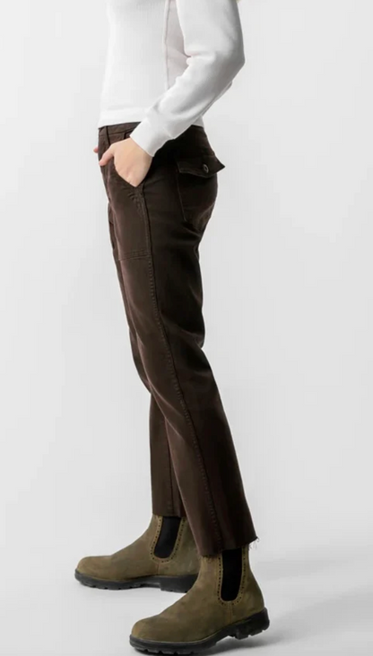 the EASY ARMY TROUSER, espresso