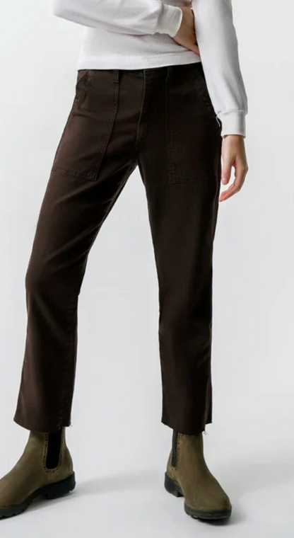 the EASY ARMY TROUSER, espresso