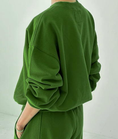 the CORE sweatshirt, avocado
