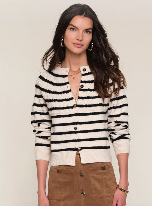 the SELENE cardigan, ivory