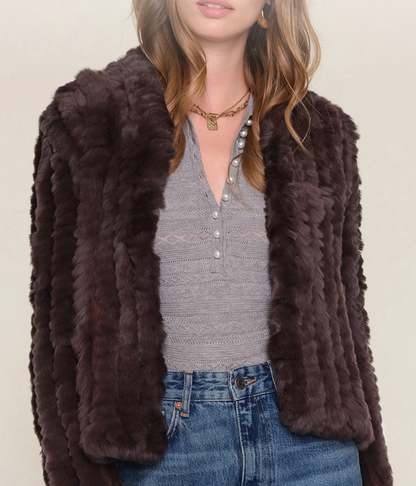 the ROSA jacket, clove