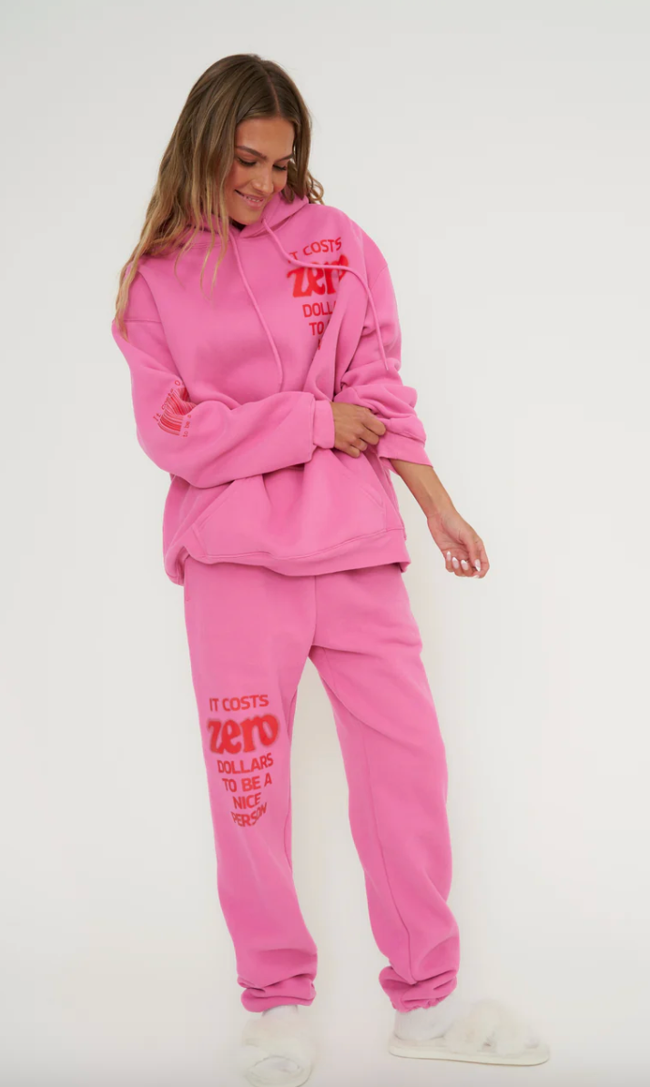 it costs $0.00 to be a nice person hoodie