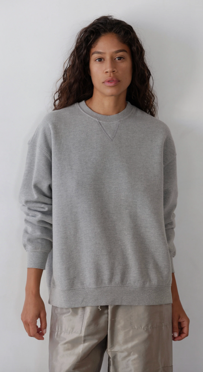 the ECO FLEECE oversized sweatshirt, heather grey