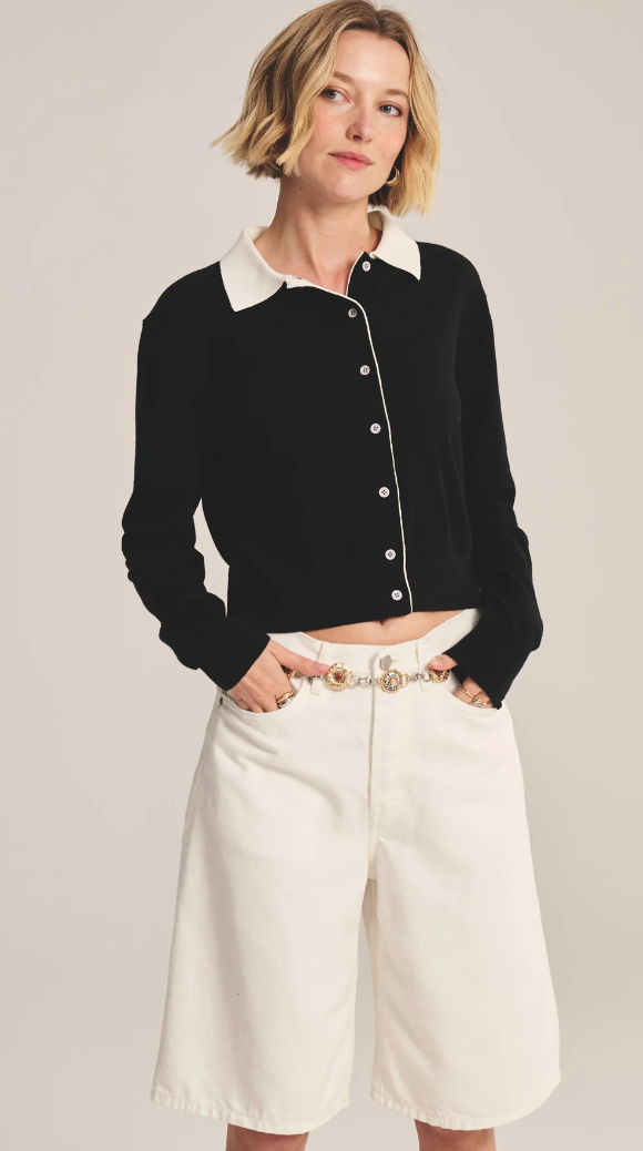 the RIVEN cotton cardigan