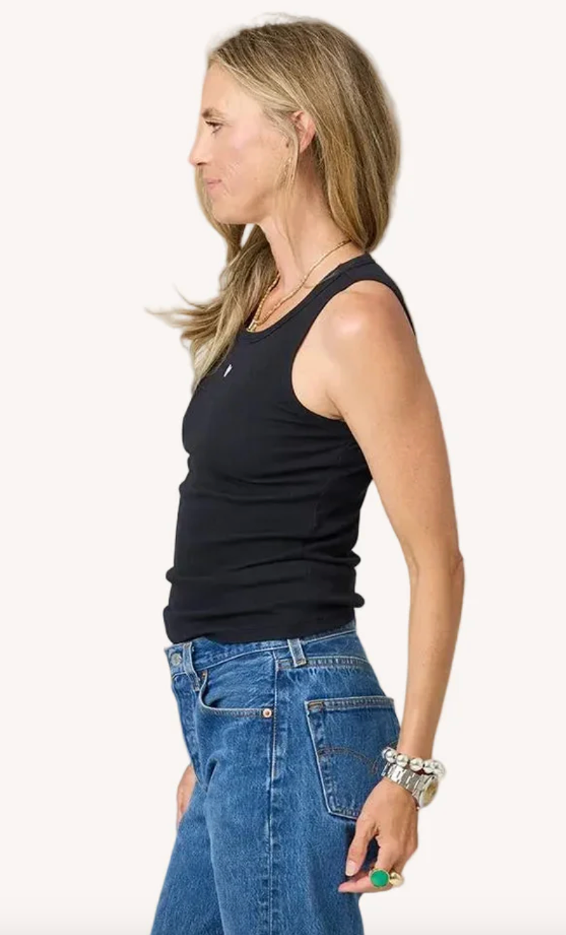 the KR heart tank, black