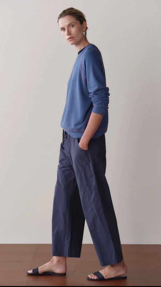 the POP drawstring cargo, navy