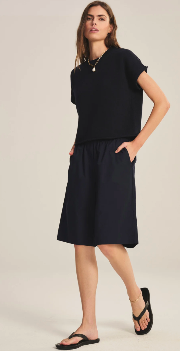 the TOMOKO cotton poplin short